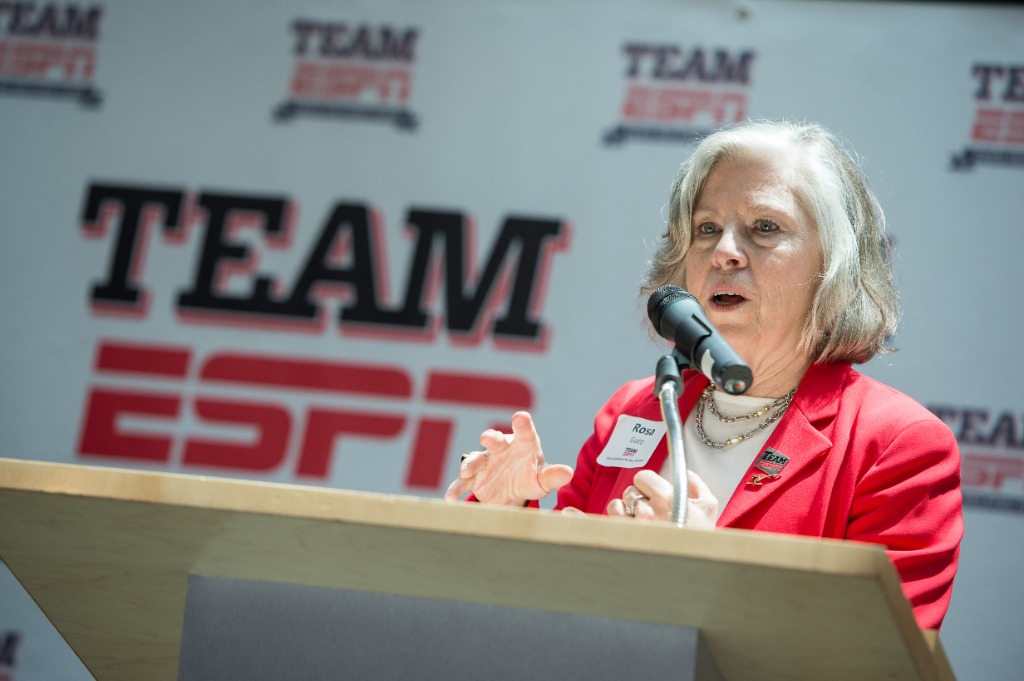 Rosa Gatti during the ESPN Volunteer of the Year Celebration on May 10, 2013. (Photo by Joe Faraoni ESPN Images)